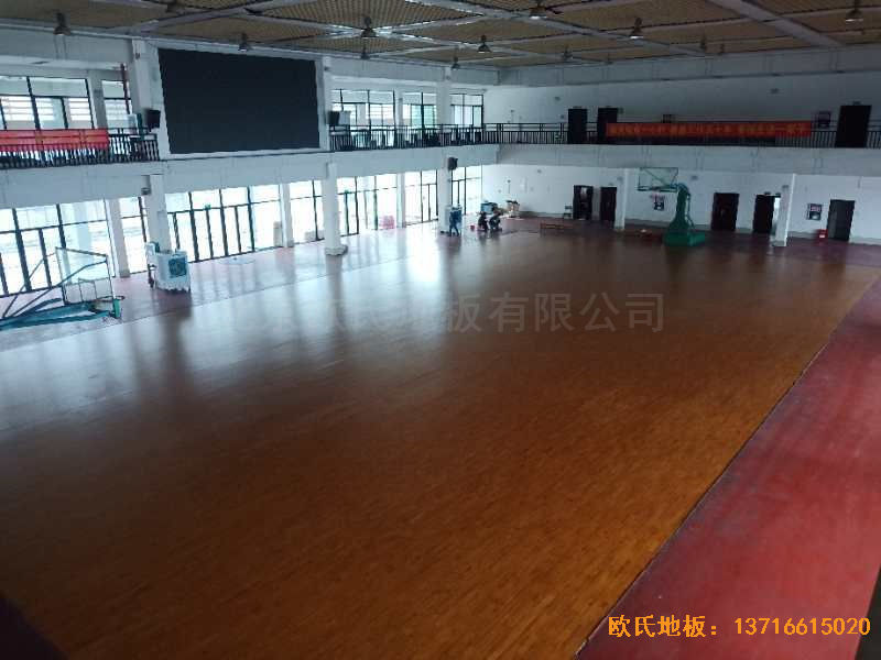 廣西來(lái)賓市較好的中學(xué)運(yùn)動(dòng)地板施工案例